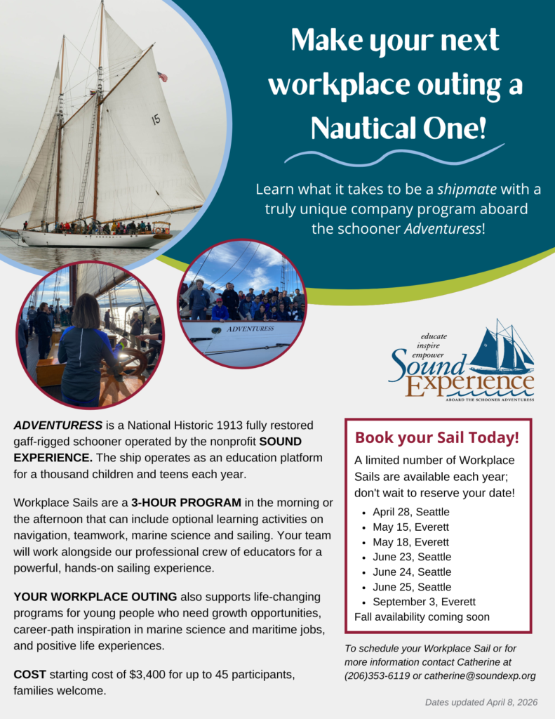 Sound Experience Workplace Sails_2026 flyer Workplace Sail Flyer